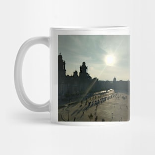 Zócalo Cathedral and Flag Mug